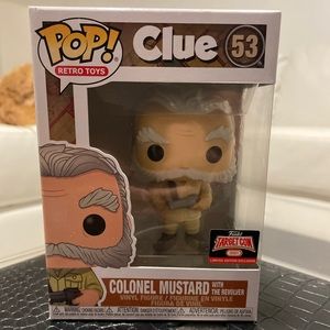 FunkoPop: CLUE Colonel Mustard With The Revolver (53) (Funko Target Con 2021)